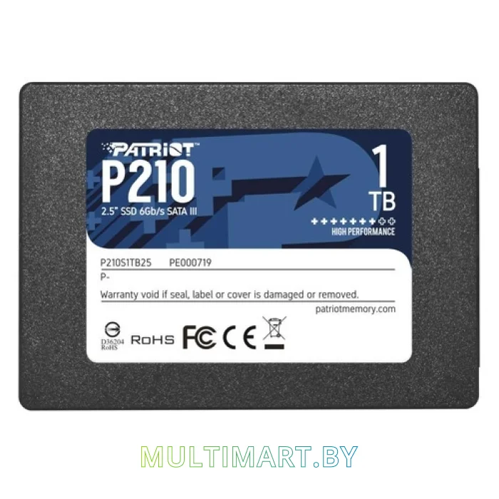 SSD диск Patriot P210 1TB (P210S1TB25)